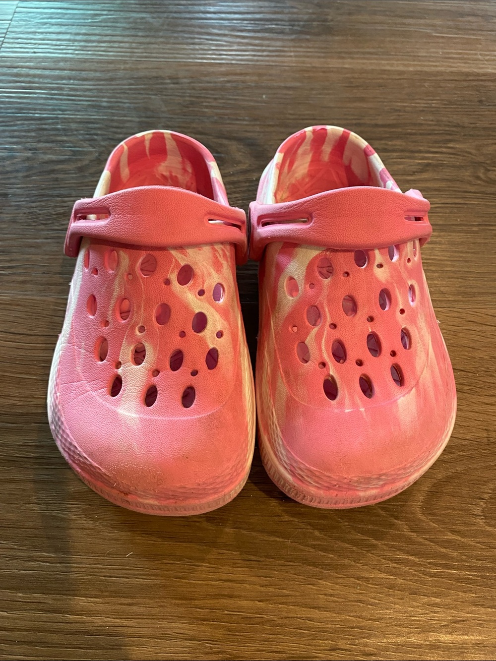 Kids Pink Slip-On Clog Shoes